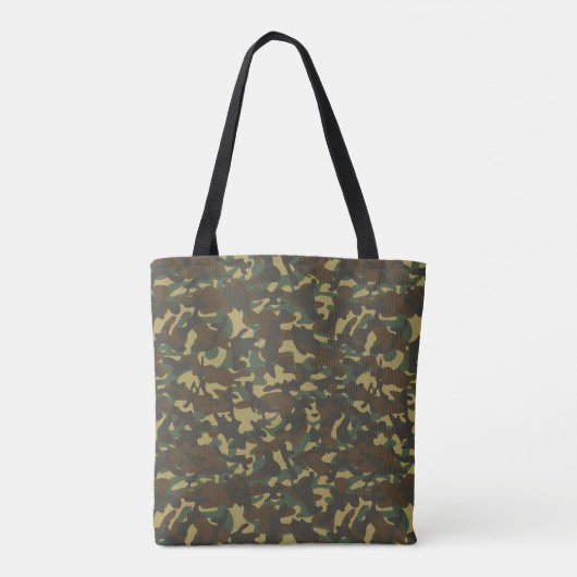 Tote Bag Camouflage forestier (Dos)