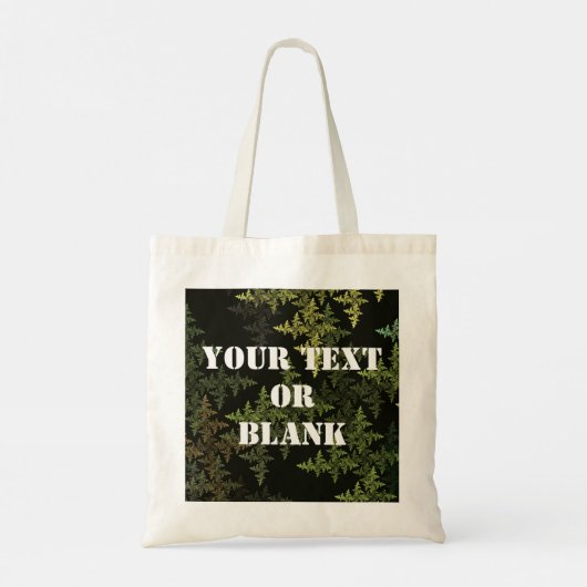 Tote Bag Camouflage fractal (Dos)