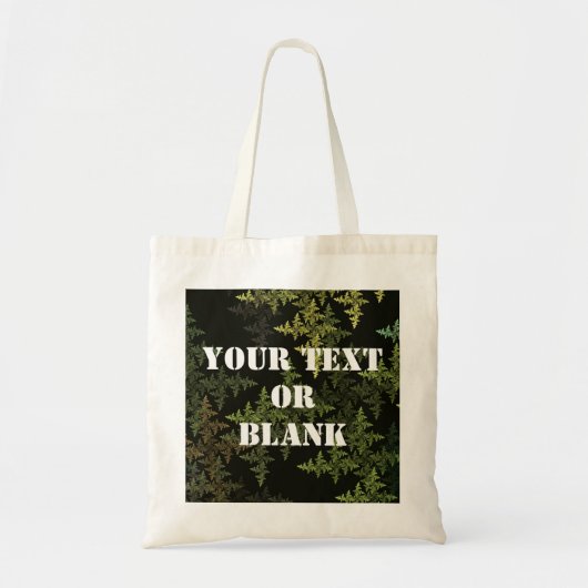 Tote Bag Camouflage fractal (Devant)