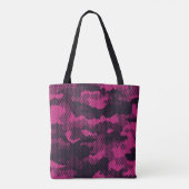 Tote Bag Camouflage hexagonal, texture militaire arrière - (Dos)