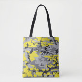 Tote Bag Camouflage jaune et gris, Militaire, Armée (Devant)