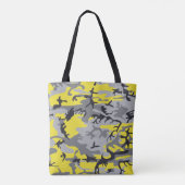 Tote Bag Camouflage jaune et gris, Militaire, Armée (Dos)