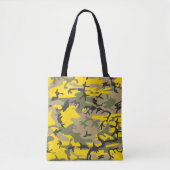 Tote Bag Camouflage jaune et vert, Militaire, Armée (Devant)