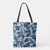 Tote Bag Camouflage marine (Dos)