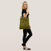 Tote Bag Camouflage Motif Jaune Monogramme Customisé (Sur le modèle)