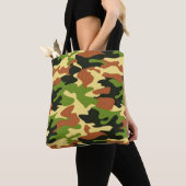 Tote Bag Camouflage Motif militaire (De près)