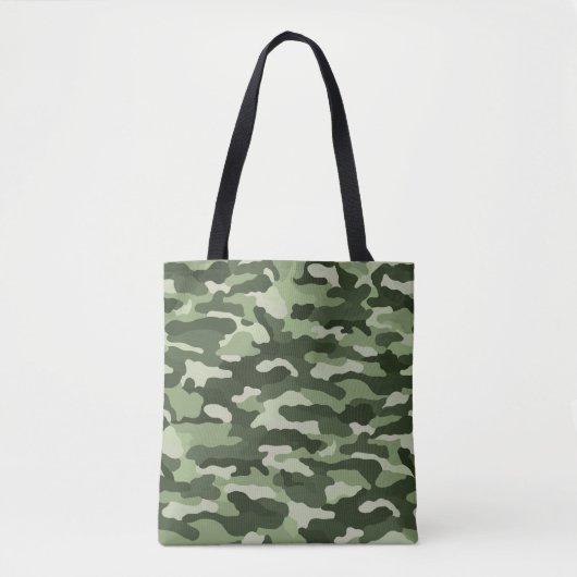Tote Bag Camouflage vert (Devant)