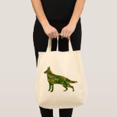 Tote Bag Camouflage vert de l'armée allemande Shepard (Devant (produit))