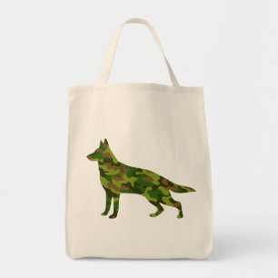 Tote Bag Camouflage vert de l'armée allemande Shepard