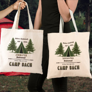 Tote Bag Camp Bach Rustique Automne Équipe de Fille Célibat