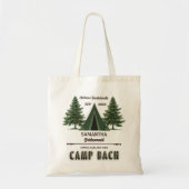 Tote Bag Camp Bach Rustique Automne Équipe de Fille Célibat (Devant)