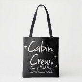 Tote Bag Camp Bachelorette Camping Main Draw Ecriture Crew (Devant)