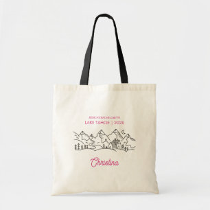 Tote Bag Camp Bachelorette Party Mariée moderne Bridesmaid