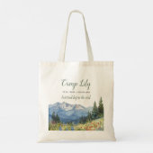 Tote Bag Camp de vacances de Bachelorette Mountain randonné (Dos)