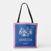 Tote Bag Camp de vacances pour filles (Dos)