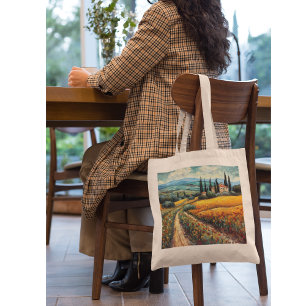 Tote Bag Campagne toscane Italie van Gogh