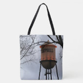 Tote Bag Campbell CA Water Tower Brossé Polyester Fourre-to (Devant)