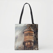 Tote Bag Campbell CA Water Tower Brossé Polyester Fourre-to (Devant)