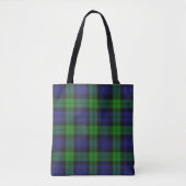 Tote Bag Campbell Clan Tartan Plaid Black Watch (Devant)