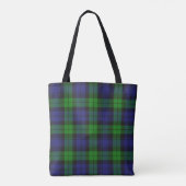 Tote Bag Campbell Clan Tartan Plaid Black Watch (Dos)
