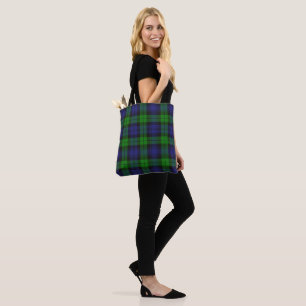 Tote Bag Campbell Clan Tartan Plaid Black Watch