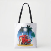 Tote Bag Camper de dessin (Devant)