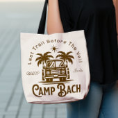 Tote Bag Camper Rétro Palm - Boho Bachelorette Week-end