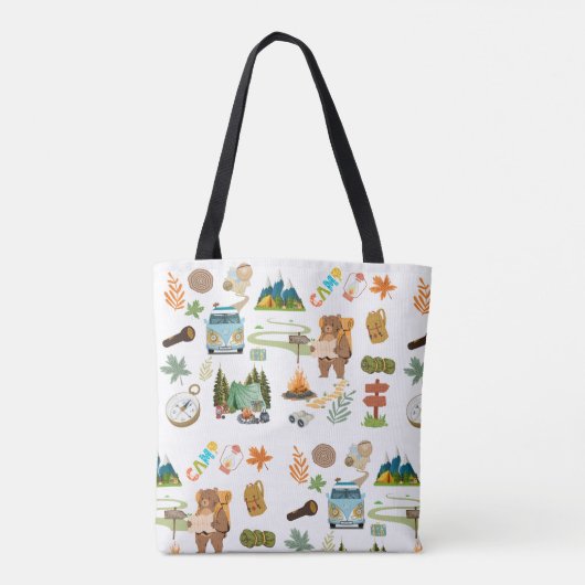 Tote Bag  camping  (Dos)