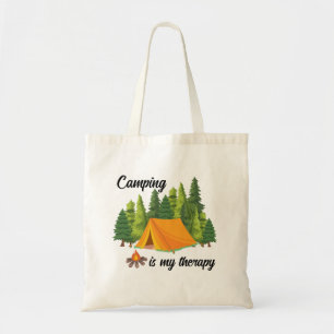 Tote Bag Camping est ma thérapie été