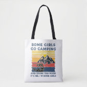 Tote Bag Camping Fille Drôle Cadeaux (Devant)