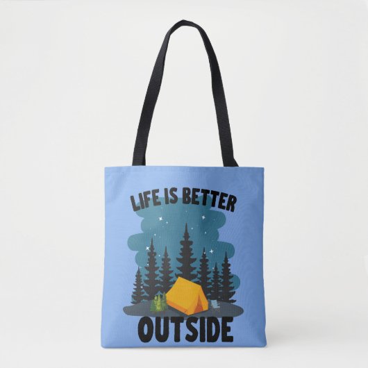 Tote Bag Camping Outdoor Lover (Devant)