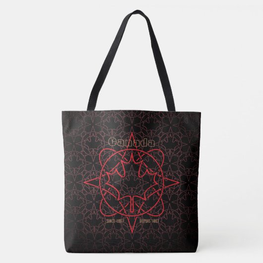 Tote Bag Canada depuis 1867 Fourre-tout (Devant)