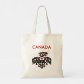 Tote Bag Canada Pacifique Nord-Ouest Haida Oiseau de couleu (Dos)