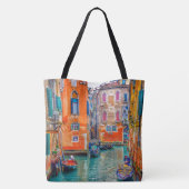 Tote Bag Canal Italie de Venise (Dos)