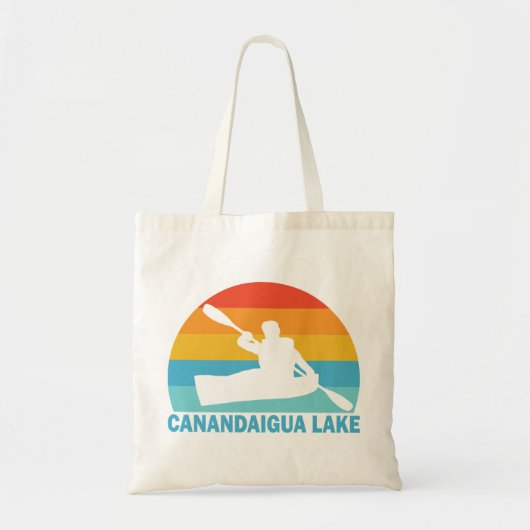 Tote Bag Canandaigua Lake New York Kayak (Devant)