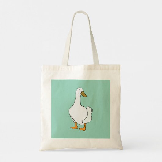 Tote Bag Canard à canard blanc (Dos)