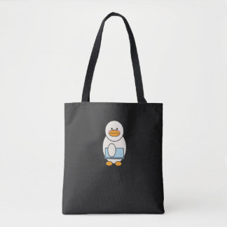 Tote Bag Canard allant au travail, funny work