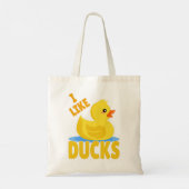 Tote Bag Canard canard canard en caoutchouc jaune canard de (Dos)