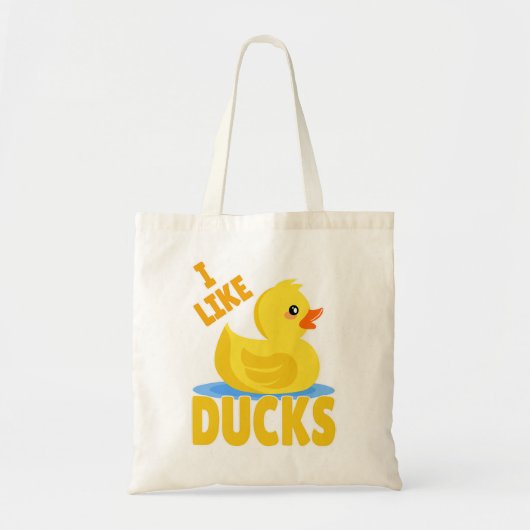Tote Bag Canard canard canard en caoutchouc jaune canard de (Devant)