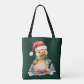 Tote Bag Canard de Noël (Dos)
