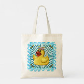 Tote Bag Canard en caoutchouc avec bonnet  (Dos)