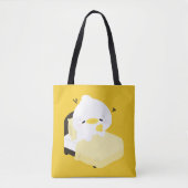 Tote Bag Canard fatigué mignon (Devant)