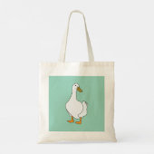 Tote Bag Canard Oiseau Canard Blanc (Dos)