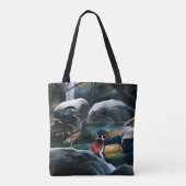 Tote Bag Canards branchés Étang de nidification Nature Faun (Dos)