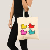 Tote Bag Canards colorés mignons (Devant (produit))