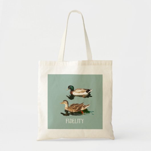 Tote Bag Canards colverts comestibles ronds de dégivrage (Devant)