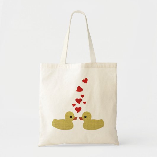 Tote Bag Canards dans l'amour (Devant)