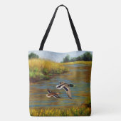 Tote Bag Canards-Majards Survolant L'Étang (Dos)