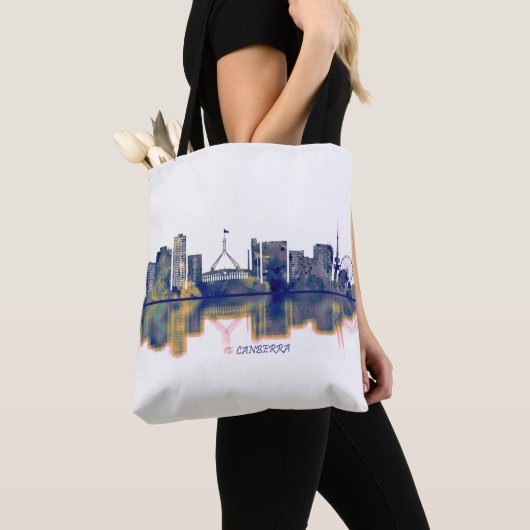 Tote Bag Canberra Skyline (De près)