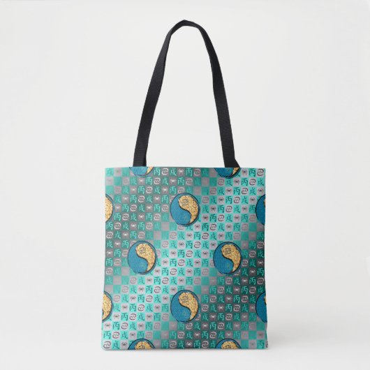 Tote Bag Cancer & Chien de Feu (Devant)